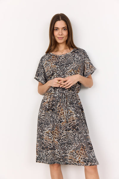 SC-GALINA 56 Dress Dark brown