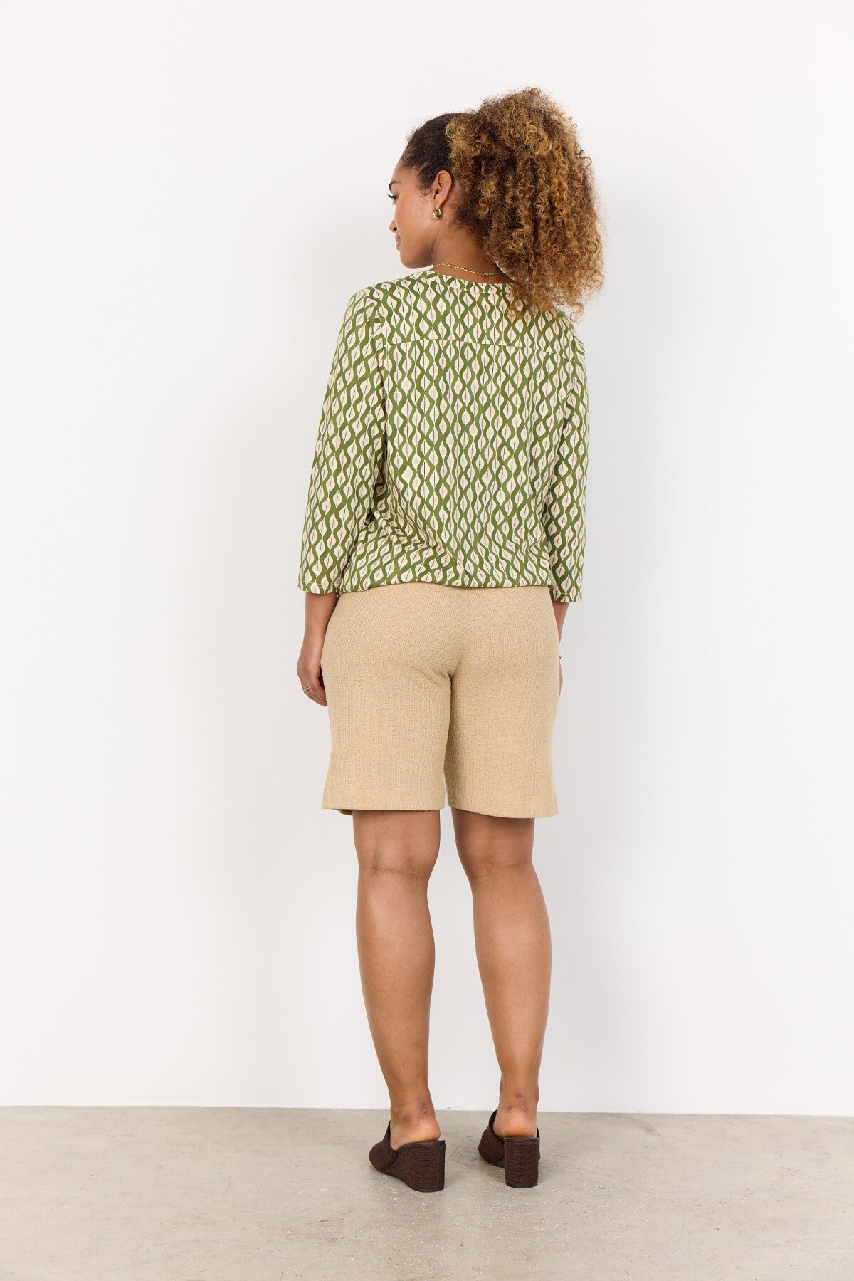 SC-FELICITY AOP 507 Blouse Green