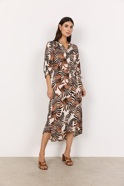 SC-ROCHEL 3 Dress Dark brown