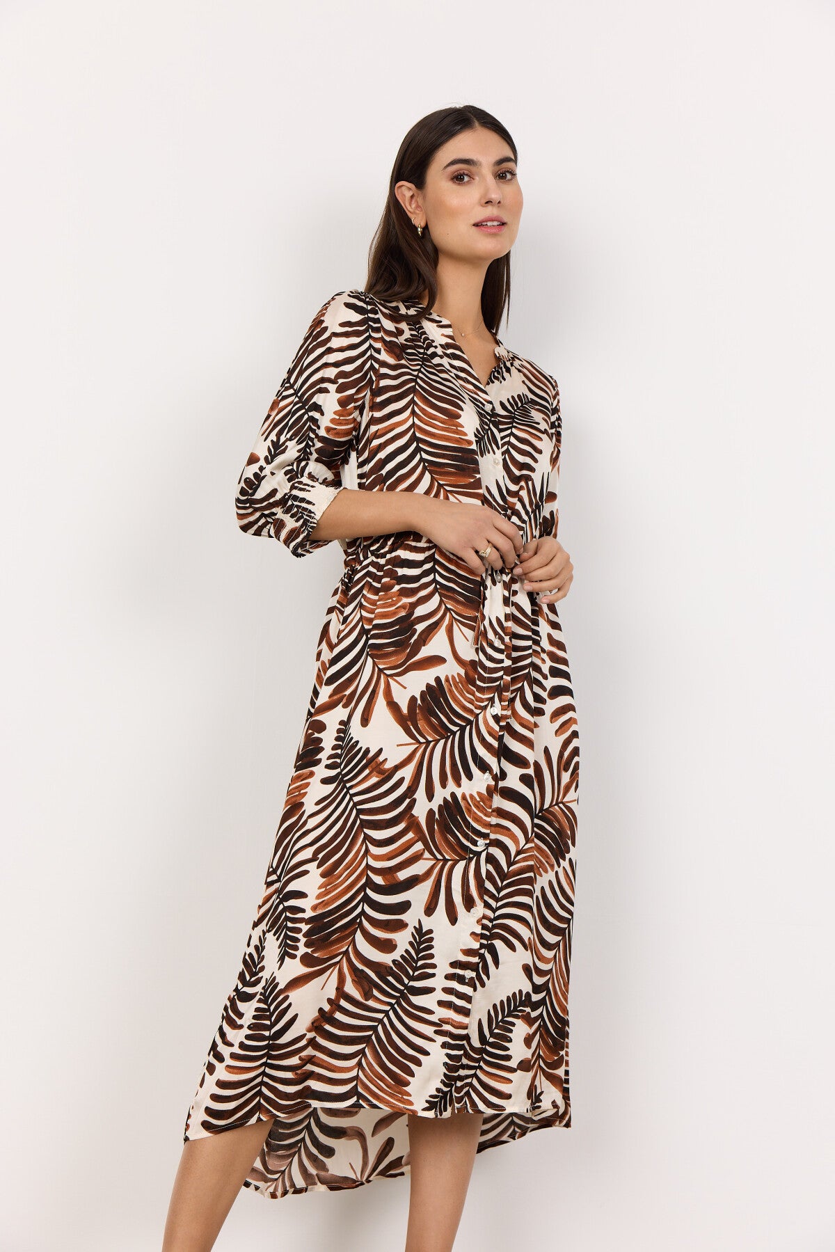SC-ROCHEL 3 Dress Dark brown
