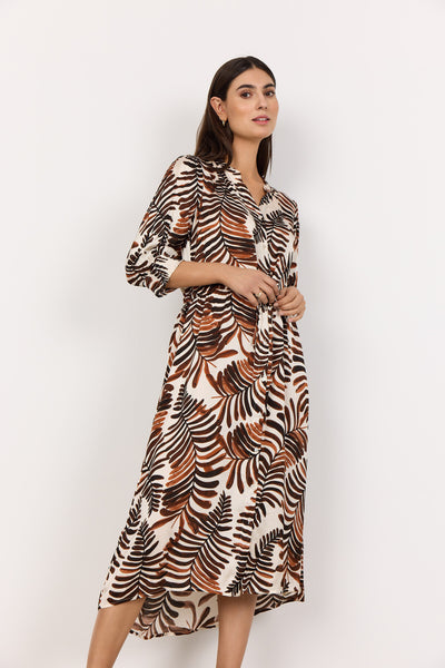 SC-ROCHEL 3 Dress Dark brown