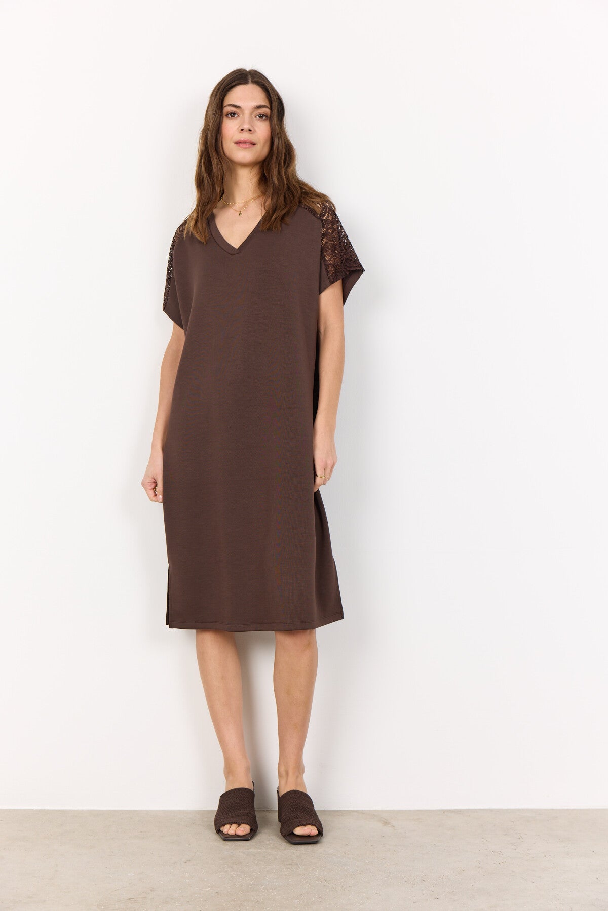 SC-BANU 236 Dress Dark brown