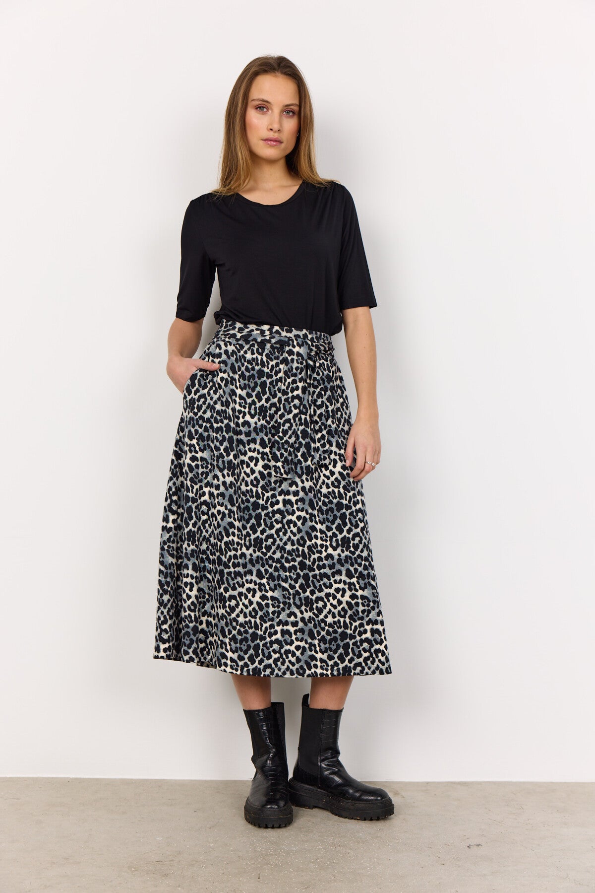 SC-OPHIA 5 Skirt Black