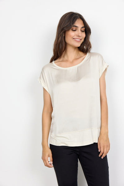 SC-THILDE 6 T-shirt Cream