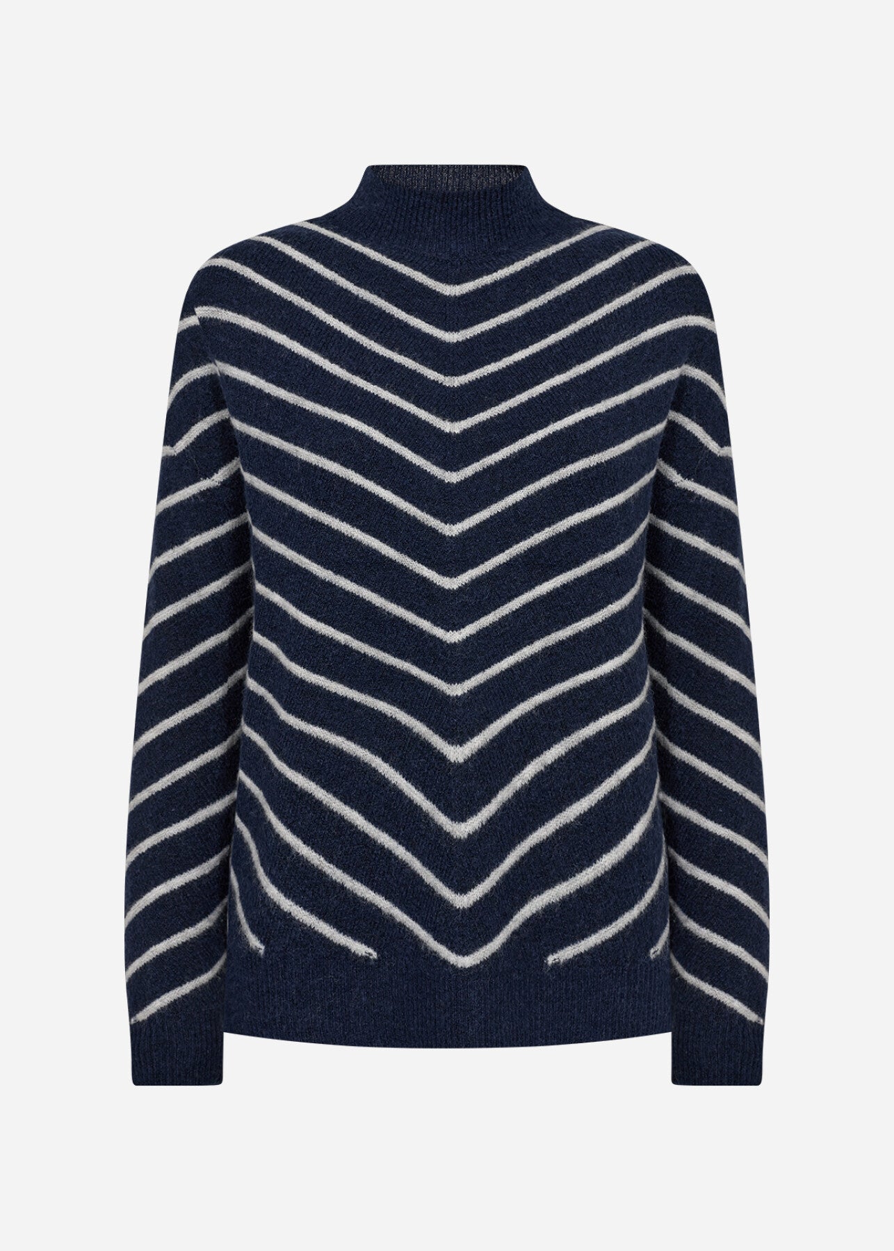 SC-NESSIE STRIPE 53 Pullover Dark blue