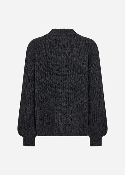 SC-GUNNA 8 Cardigan Dark grey