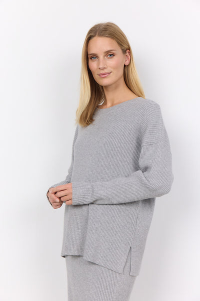 SC-KANITA 10 Pullover Light grey