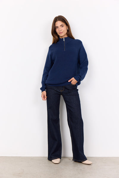 SC-KANITA 15 Pullover Dark blue