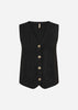 SC-ILIA 1 Waistcoat Black