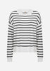 SC-DOLLIE STRIPE 780 Pullover Off white