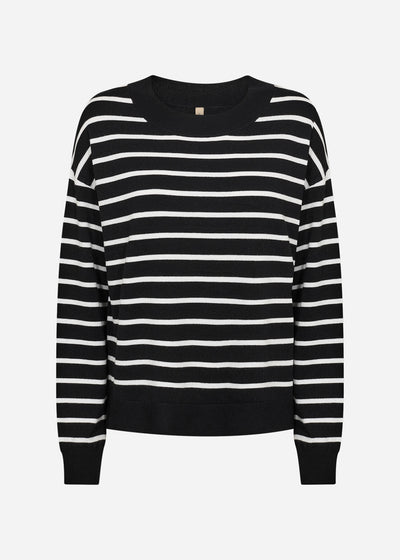 SC-DOLLIE STRIPE 780 Pullover Black