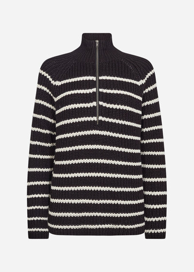 SC-REMONE STRIPE 33 Pullover Black