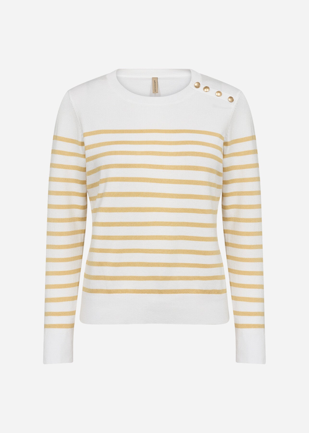 SC-DOLLIE STRIPE 783 Pullover Yellow