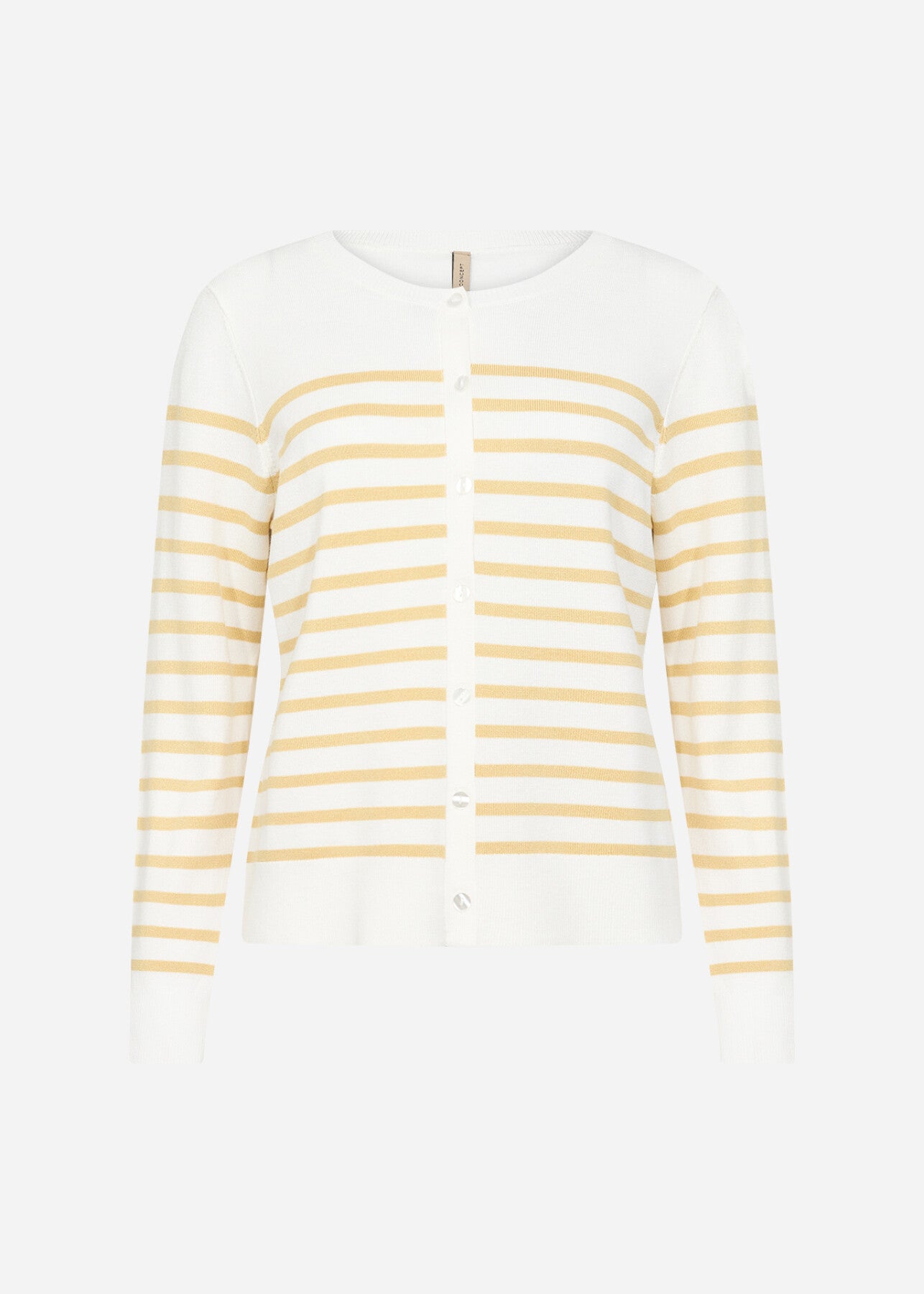 SC-DOLLIE STRIPE 784 Cardigan Yellow