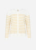 SC-DOLLIE STRIPE 784 Cardigan Yellow