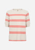 SC-KANITA STRIPE 19 Pullover Coral