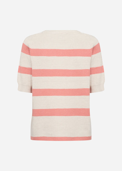 SC-KANITA STRIPE 19 Pullover Coral