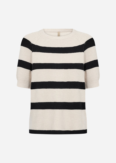 SC-KANITA STRIPE 19 Pullover Black