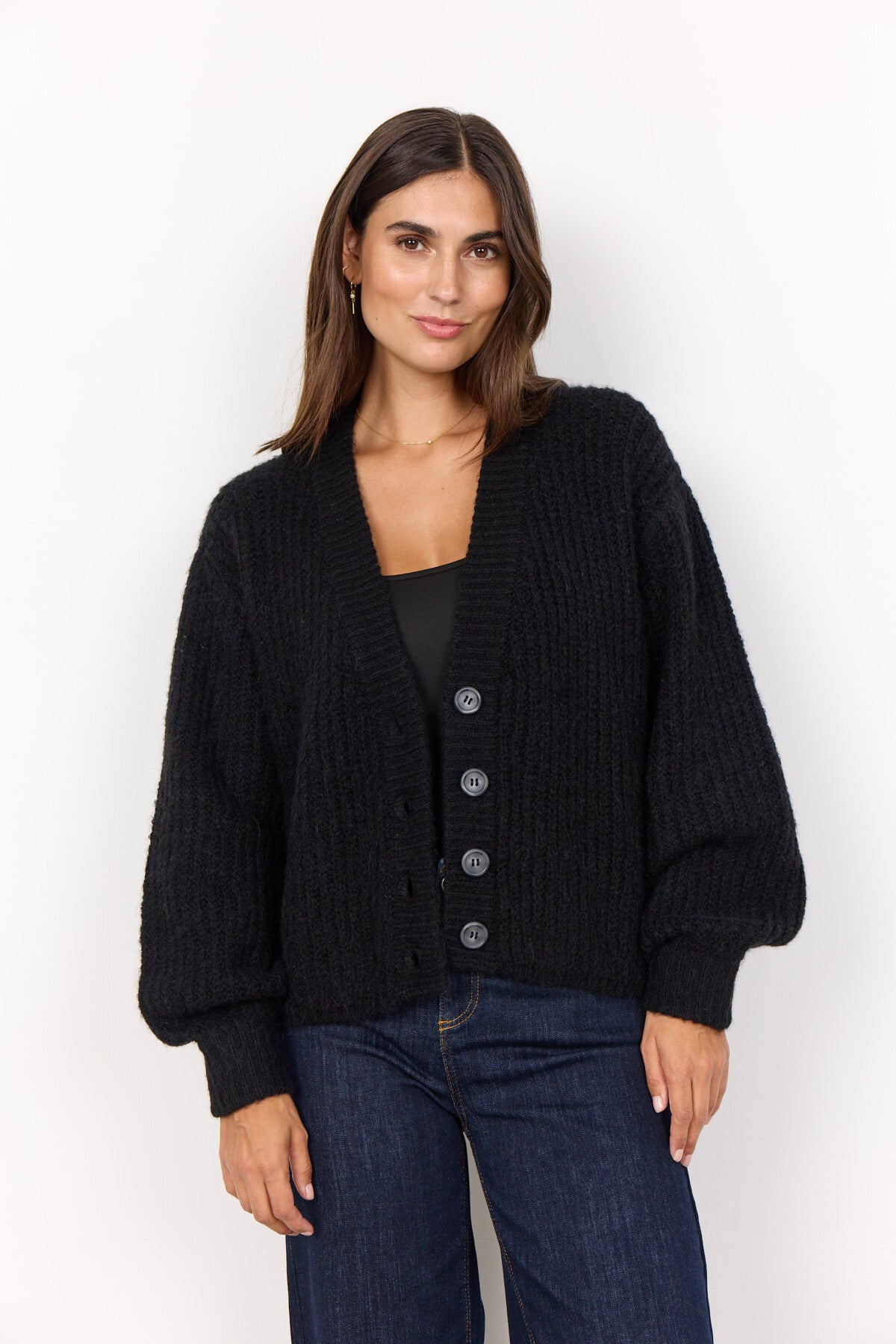 SC-GUNNA 8 Cardigan Black