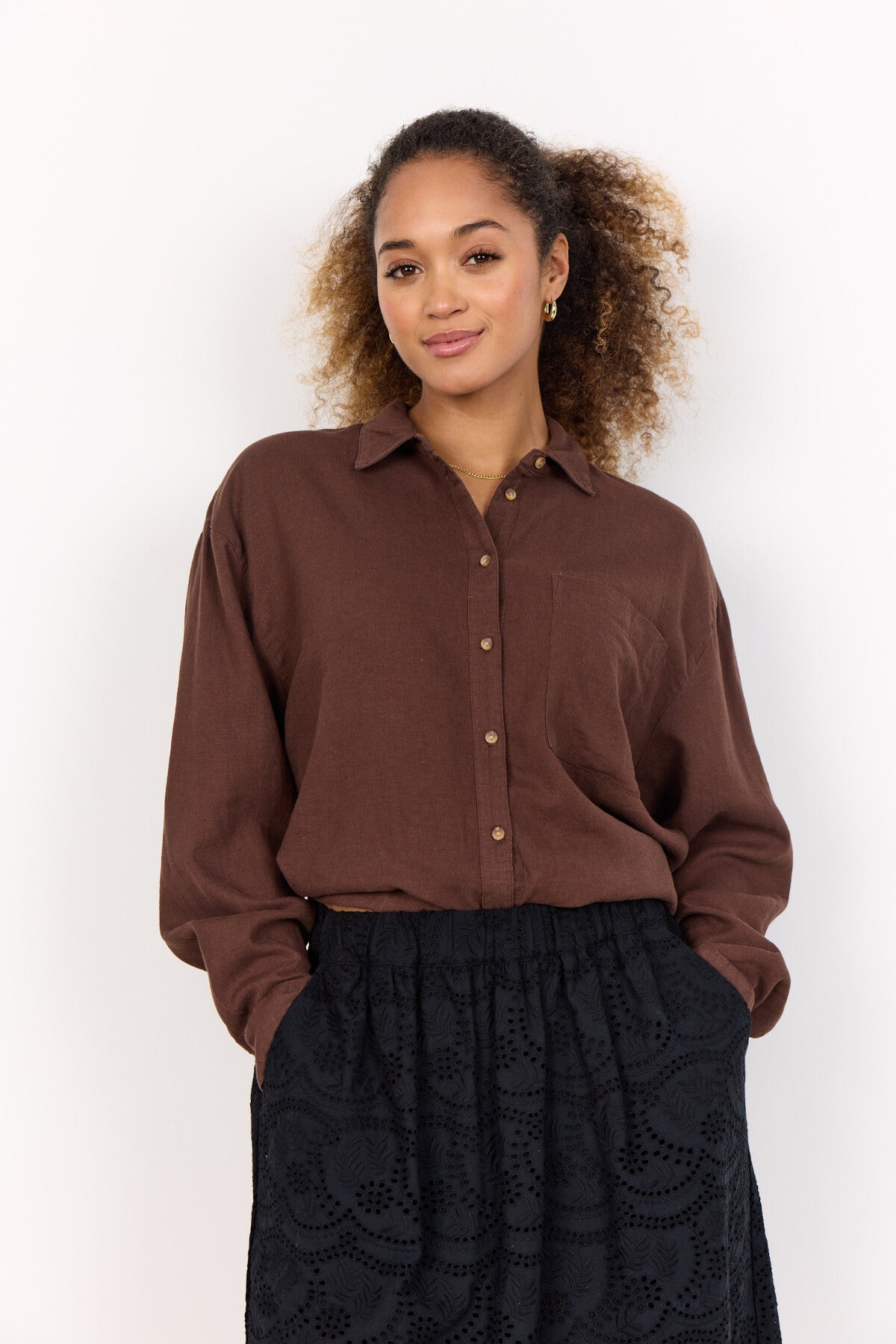 SC-INA 53 Shirt Dark brown
