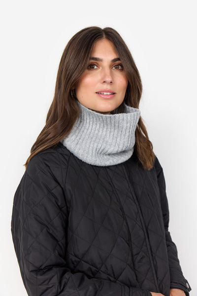 SC-FRAUKE 4 Scarf Light grey