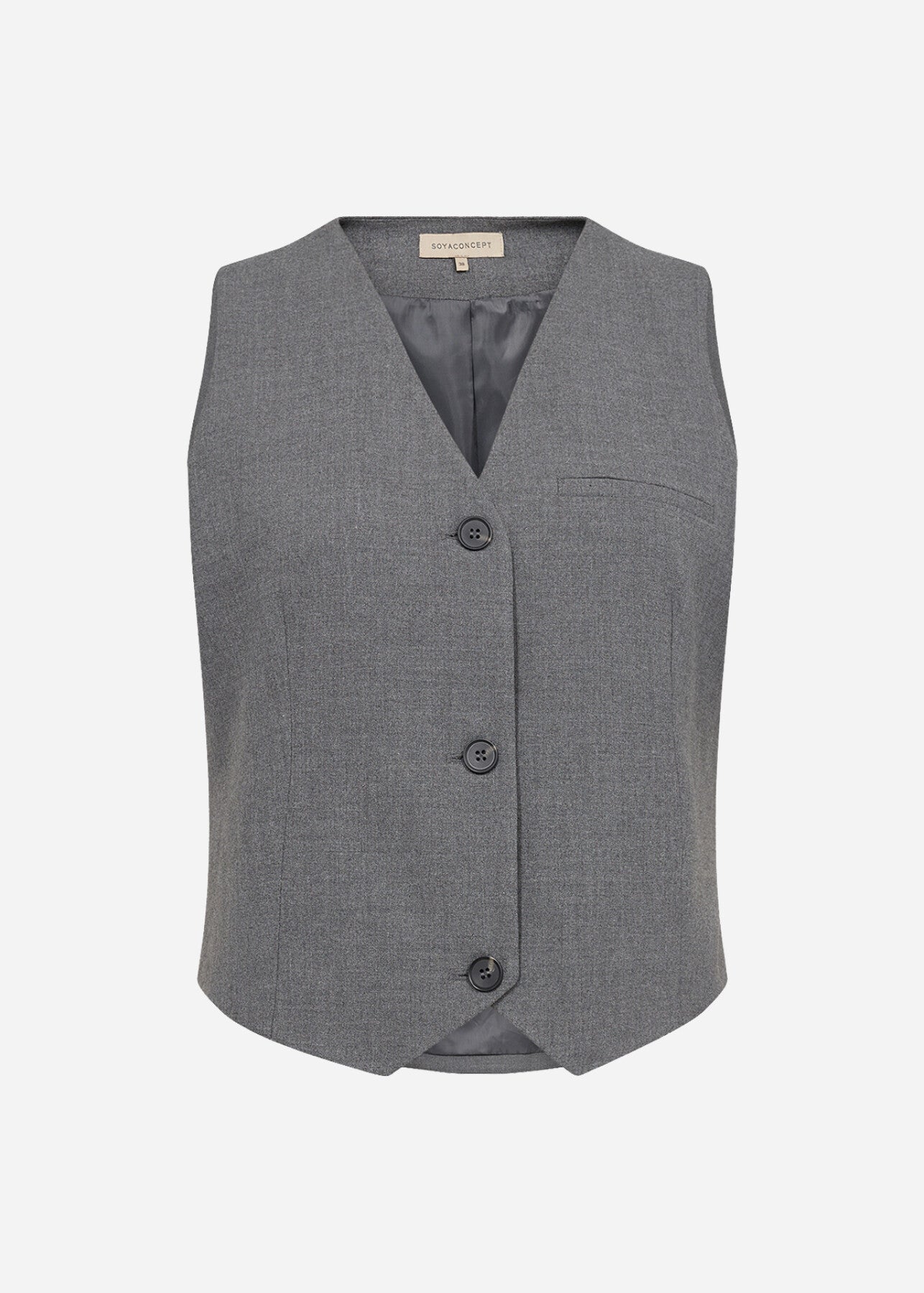 SC-FRANKIE 1 Waistcoat Grey