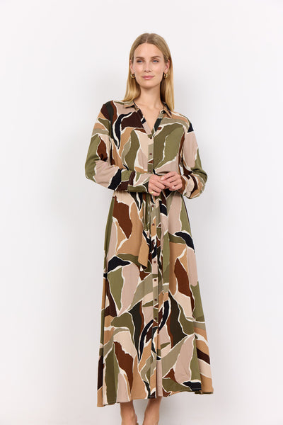 SC-ILANA 3 Dress Olive