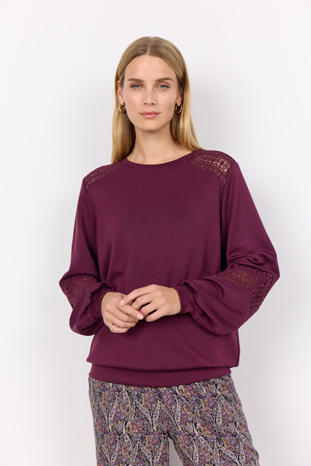 SC-BANU 193 Blouse Bordeaux