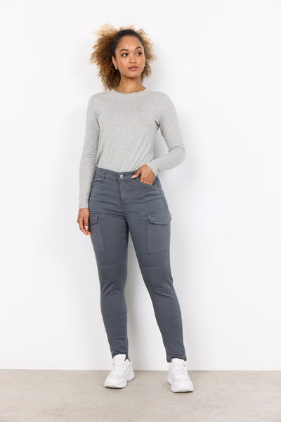 SC-SHADI PS PATRIZIA 21-B Pants Dark grey