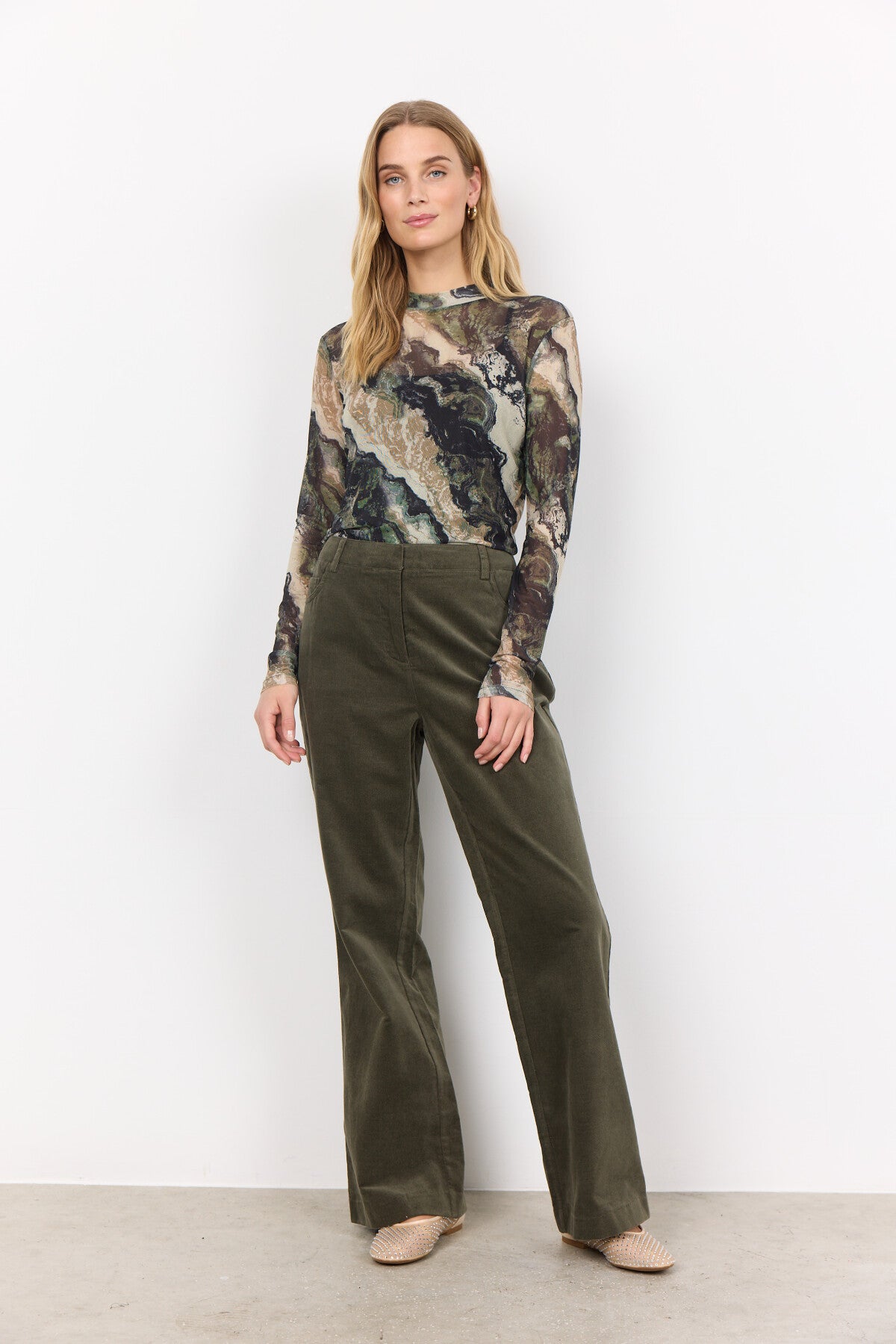 SC-NABIHA 2-B Pants Dark green