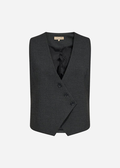 SC-FRANKIE 4 Waistcoat Dark grey