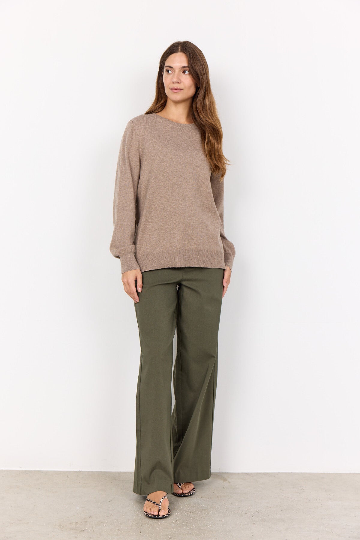 SC-NICOLINE 3 Pullover Dark sand