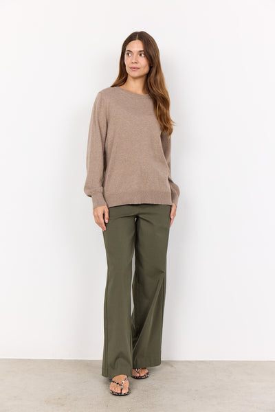 SC-NICOLINE 3 Pullover Dark sand