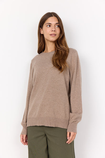 SC-NICOLINE 3 Pullover Dark sand