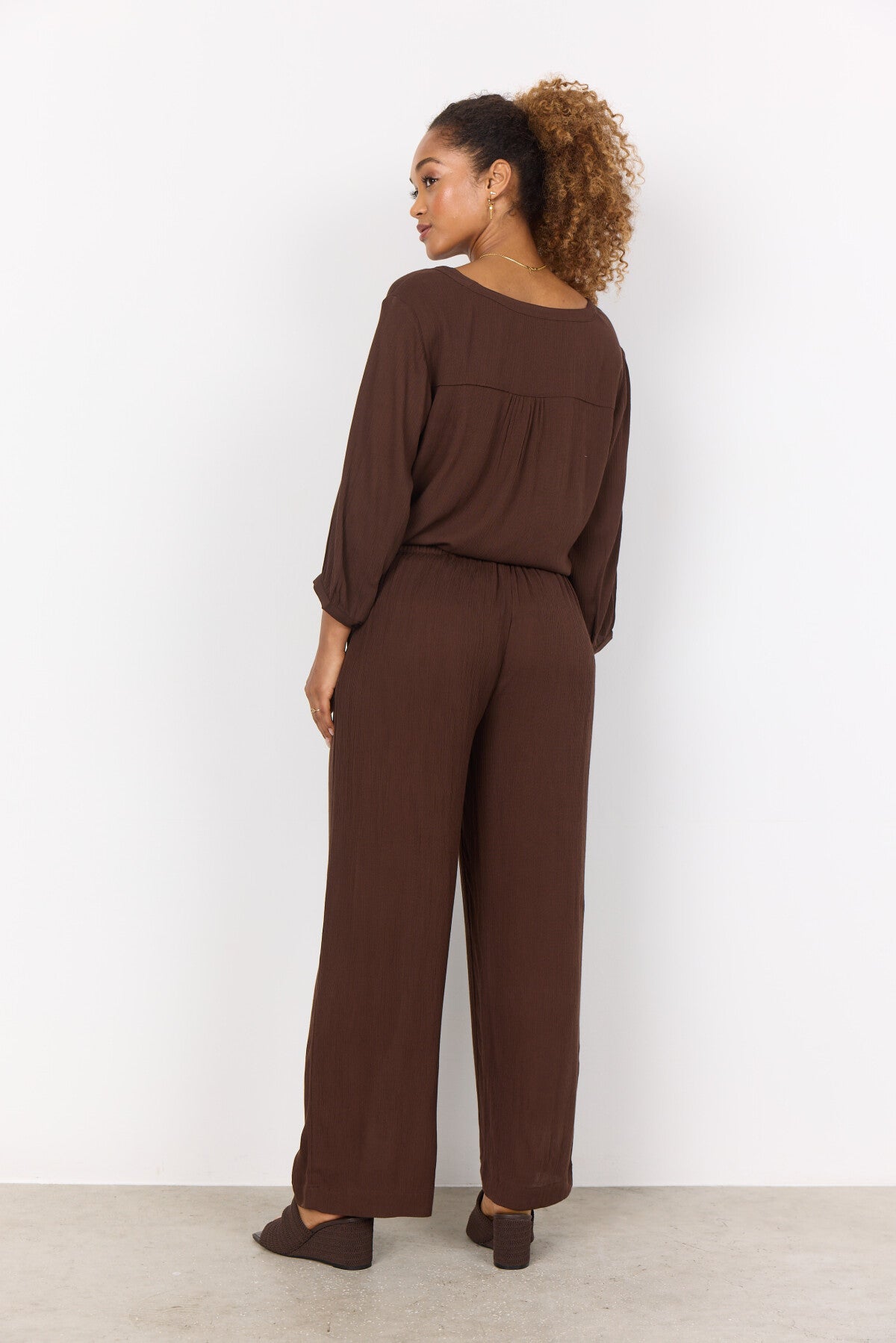 SC-RUTH PANT 1 Pants Dark brown