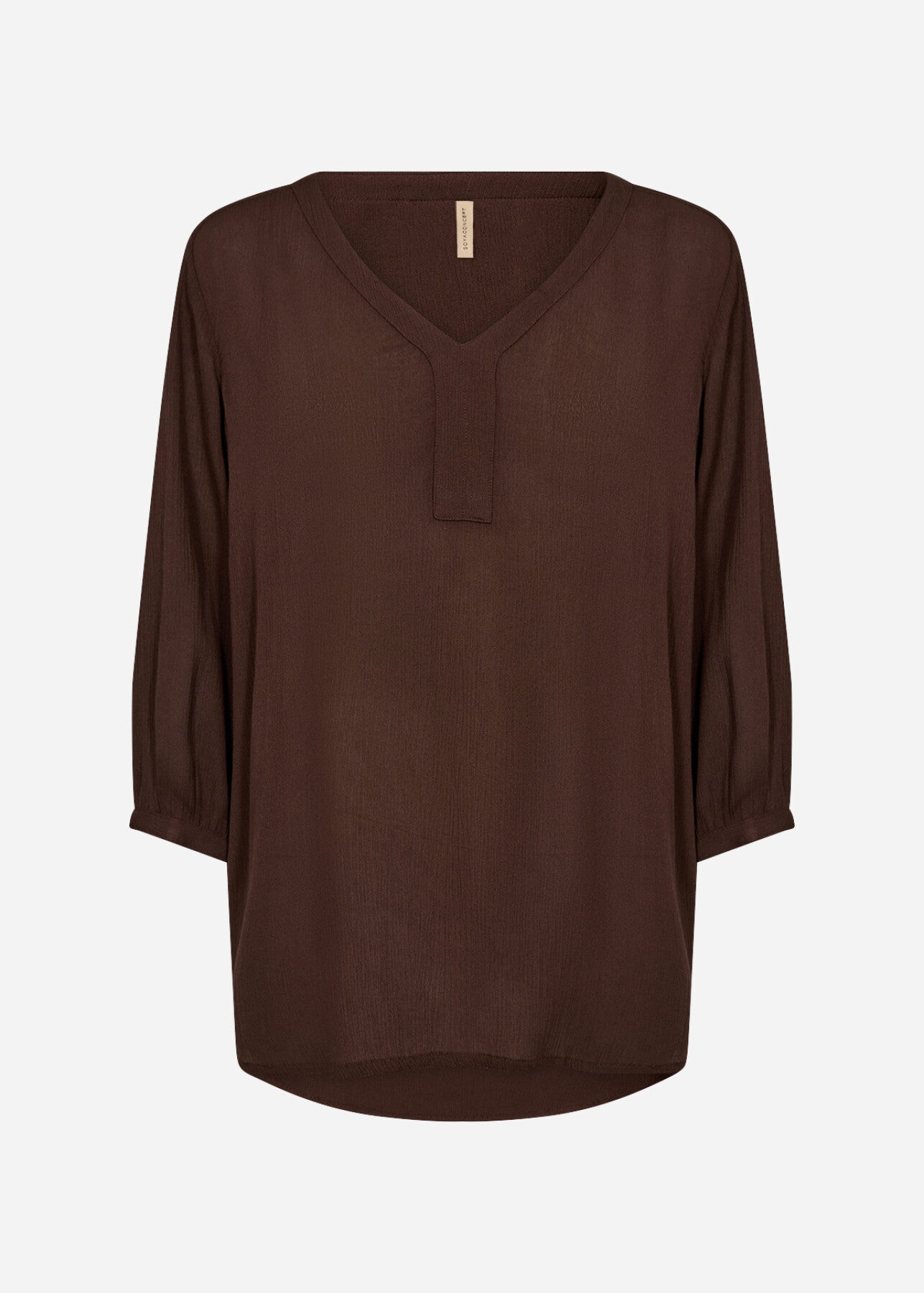 SC-RUTH TOP 1 Blouse Dark brown