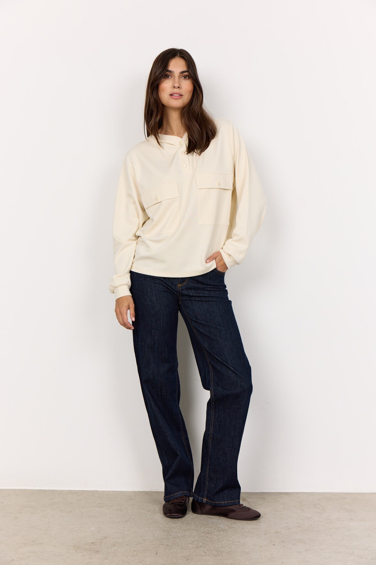 SC-BANU 219 Sweatshirt Cream