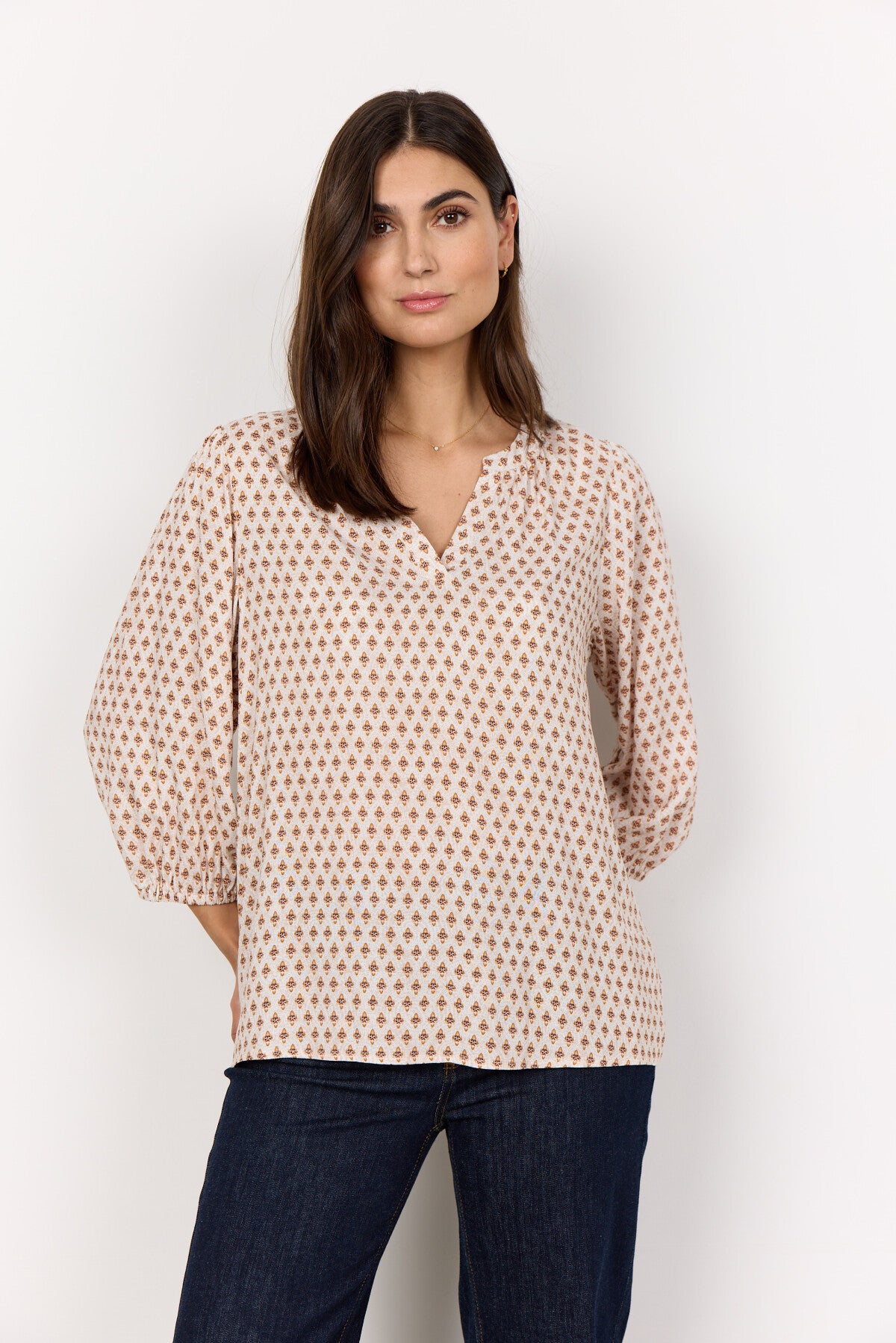 SC-PAKIZE 1 Blouse Coral