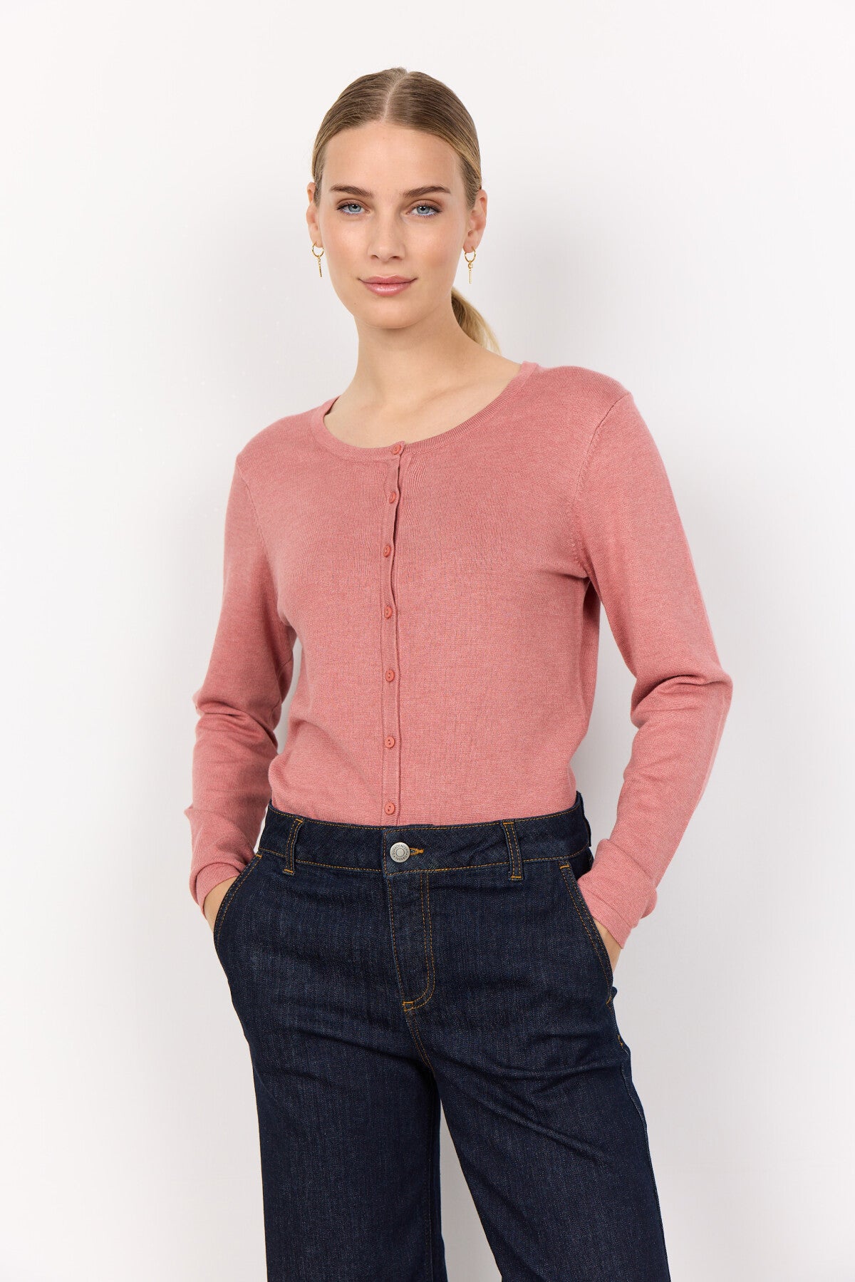 SC-DOLLIE 446 Cardigan Rose