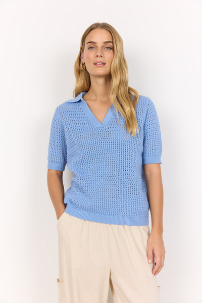 SC-DENEFA 3 Pullover Light blue