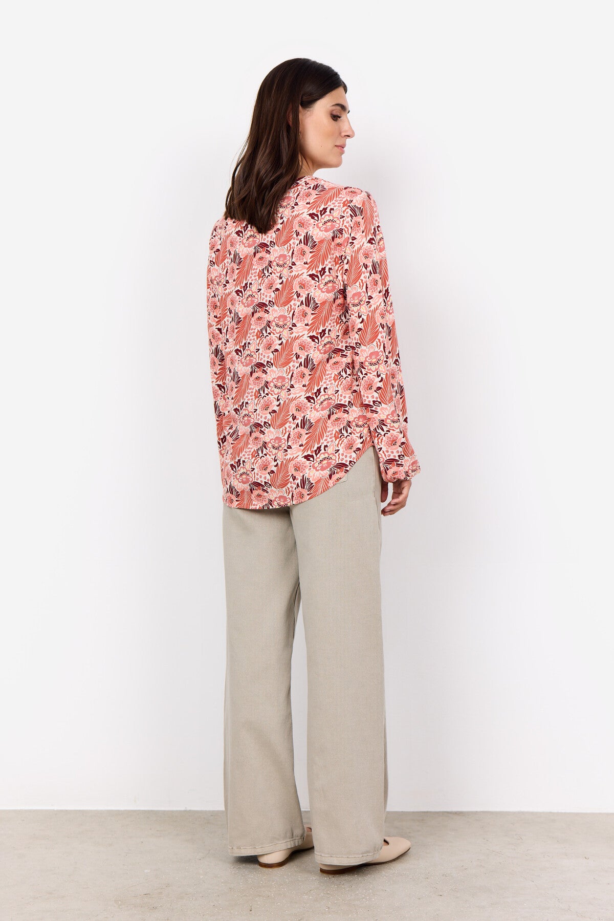 SC-PEARL 2 Blouse Coral