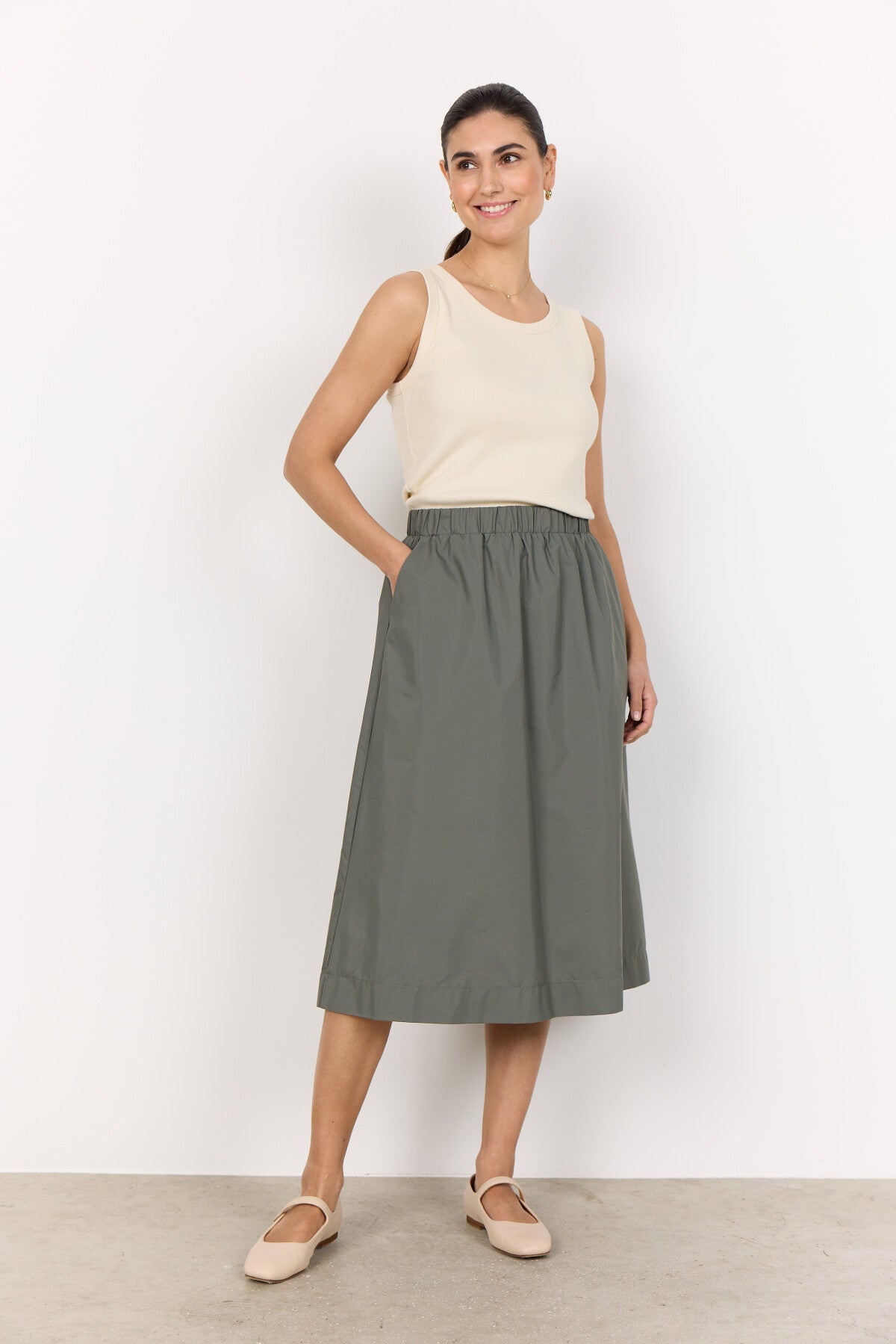 SC-NETTI 99 Skirt Dusty Green