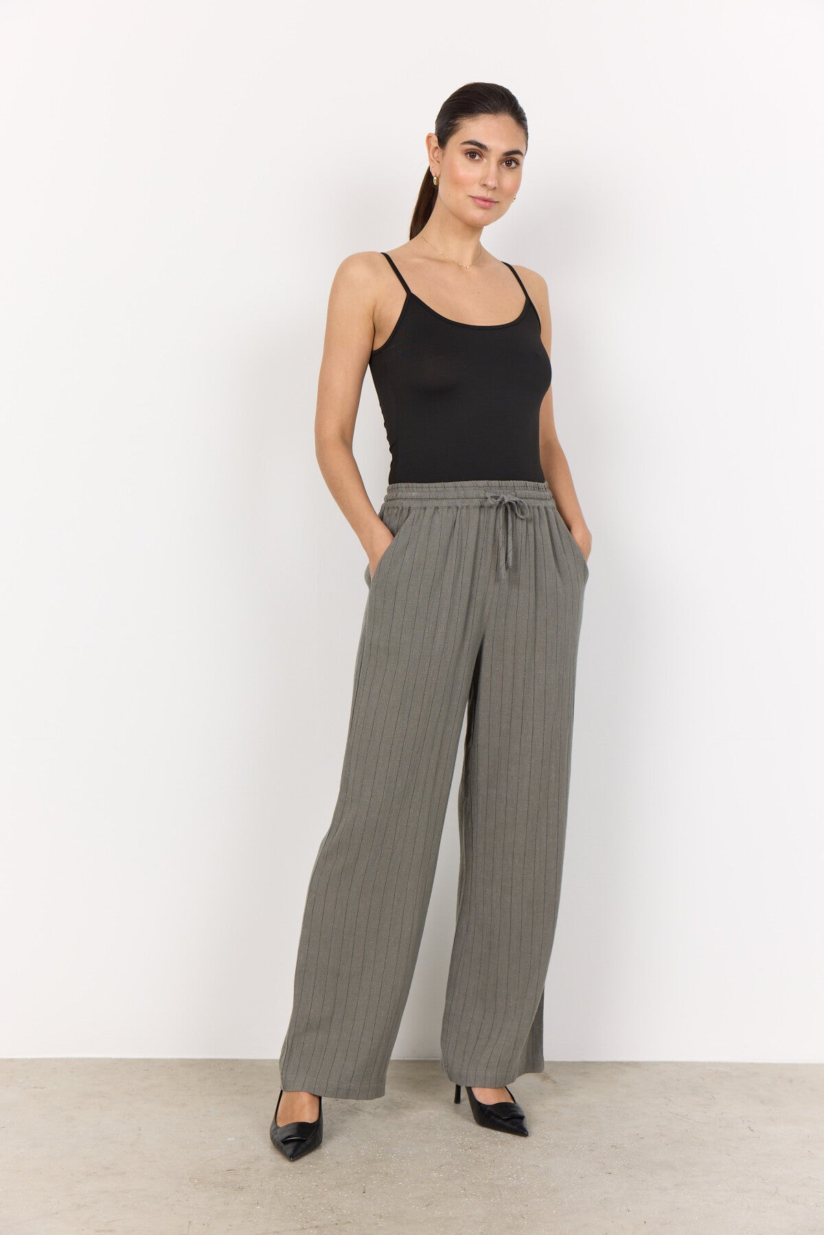 SC-POULA 2-B Pants Dusty Green