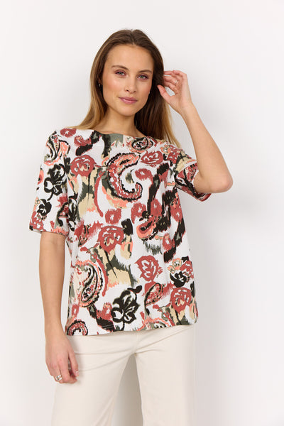 SC-FELICITY AOP 501 T-shirt Coral