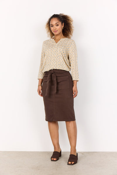 SC-FELICITY AOP 507 Blouse Sand