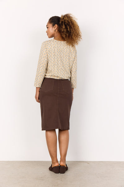 SC-FELICITY AOP 507 Blouse Sand