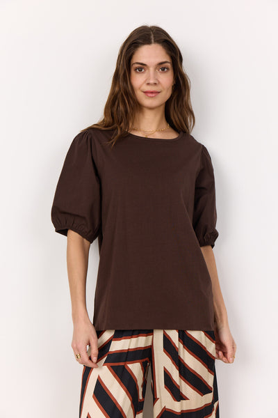 SC-DERBY 46 Blouse Dark brown