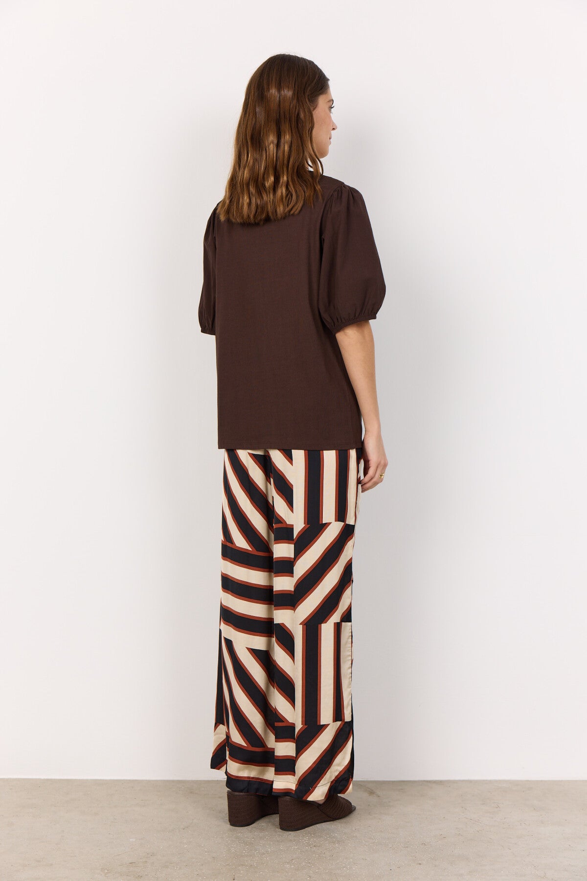 SC-DERBY 46 Blouse Dark brown