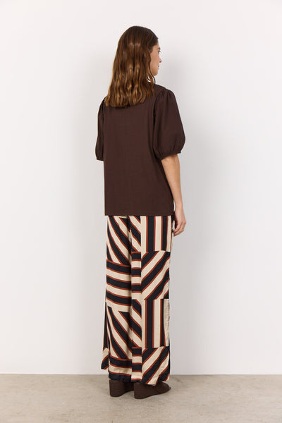 SC-DERBY 46 Blouse Dark brown