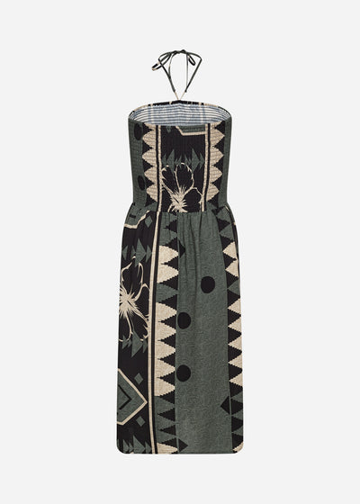 SC-ROSALIE 2 Dress Dark green